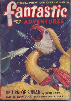 FANTASTIC ADVENTURES: January, Jan. 1949
