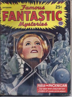 FAMOUS FANTASTIC MYSTERIES: September, Sept. 1945 (