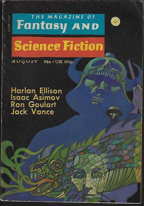 The Magazine of FANTASY AND SCIENCE FICTION (F&SF): August, Aug. 1972 (