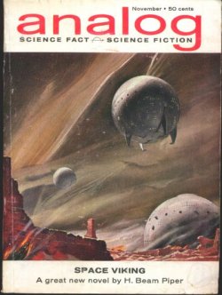 ANALOG Science Fact & Science Fiction: November, Nov. 1962 ("Space Viking")