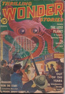 THRILLING WONDER Stories: March, Mar. 1941