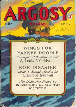 ARGOSY Weekly: September, Sept. 7, 1940 (