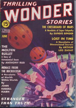 THRILLING WONDER Stories: June 1937