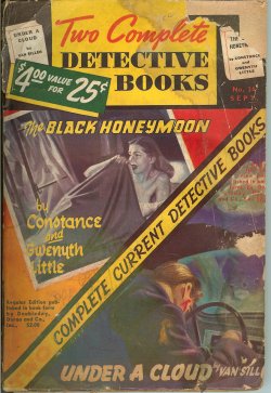 TWO COMPLETE DETECTIVE BOOKS: No. 34, September, Sept. 1945 ( 