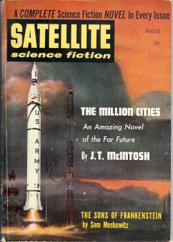 SATELLITE Science Fiction: August, Aug. 1958 (