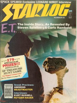 STARLOG: #63; October, Oct. 1982