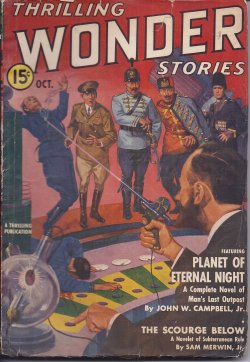 THRILLING WONDER Stories: October, Oct. 1939