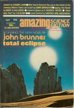 AMAZING Science Fiction: April. Apr. 1974 (