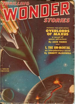 THRILLING WONDER Stories: February, Feb. 1951