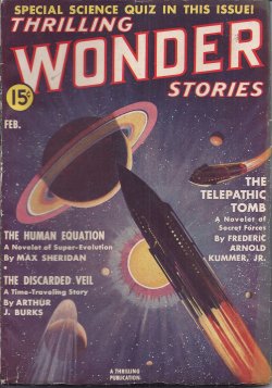 THRILLING WONDER Stories: February, Feb. 1939