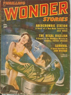 THRILLING WONDER Stories: February, Feb. 1952 (