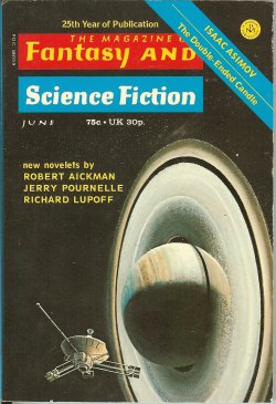 The Magazine of FANTASY AND SCIENCE FICTION (F&SF): June 1974