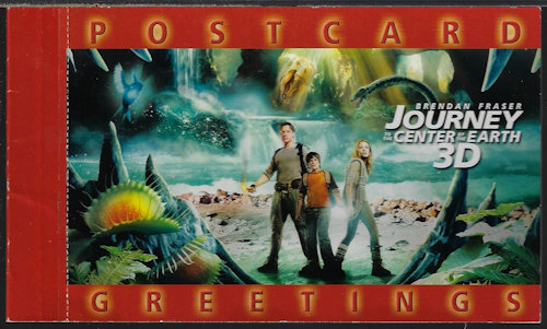 JOURNEY TO THE CENTER OF THE EARTH 3D: Postcard Greetings