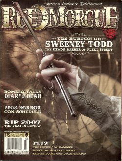 RUE MORGUE: January, Jan. / February, Feb. 2008, #75