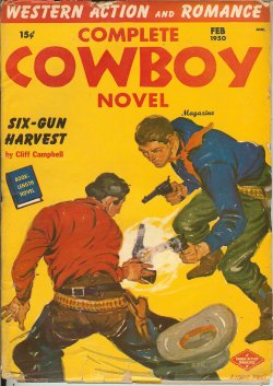 COMPLETE COWBOY NOVEL Magazine: February, Feb. 1950