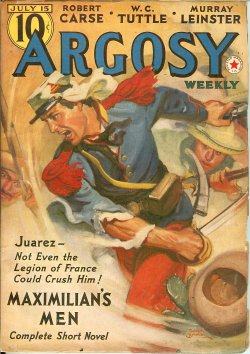 ARGOSY: July 15, 1939 ("Seven Footprints to Satan")