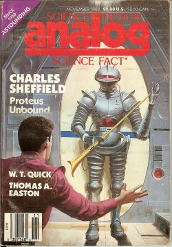ANALOG Science Fiction/ Science Fact: November, Nov. 1988 ("Proteus Unbound")