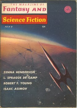 The Magazine of FANTASY AND SCIENCE FICTION (F&SF): May 1965 ("No Different Flesh")