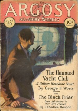 ARGOSY ALL-STORY Weekly: June 29, 1929 ("The Shadow Girl")