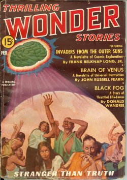 THRILLING WONDER Stories: February, Feb. 1937