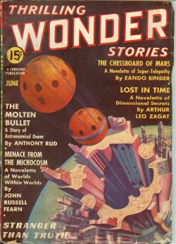 THRILLING WONDER Stories: June 1937
