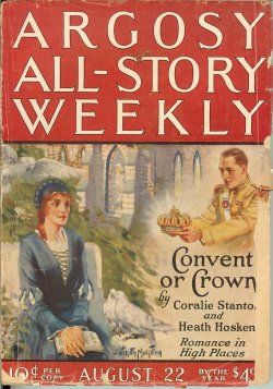 Image for ARGOSY ALL-STORY Weekly: August, Aug. 22, 1925 ARGOSY ALL-STORY Weekly: August, Aug. 22, 1925