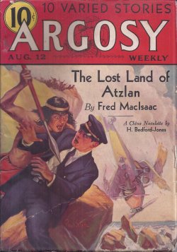 Image for ARGOSY Weekly: August, Aug. 12, 1933 ("Railroad") ARGOSY Weekly: August, Aug. 12, 1933 ("Railroad")