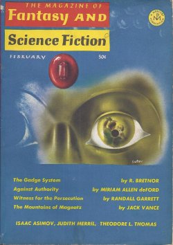 The Magazine of FANTASY AND SCIENCE FICTION (F&SF): February, Feb. 1966