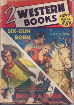 TWO (2) WESTERN BOOKS: Spring (Jan.-Mar.) 1952 (