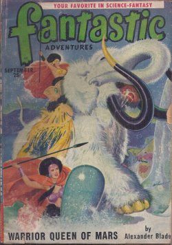 Image for FANTASTIC ADVENTURES: September, Sept. 1950 FANTASTIC ADVENTURES: September, Sept. 1950