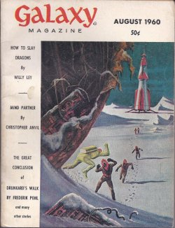 GALAXY Science Fiction: August, Aug. 1960 ("Mind Partner"; "Drunkard's Walk")