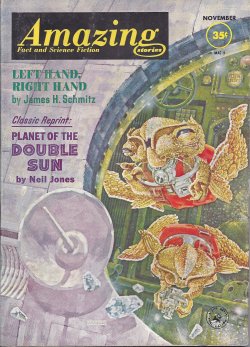 AMAZING Stories: November, Nov. 1962