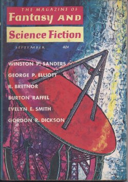 The Magazine of FANTASY AND SCIENCE FICTION (F&SF): September, Sept. 1960