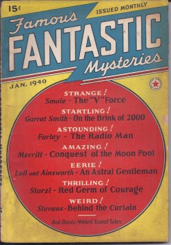 Image for FAMOUS FANTASTIC MYSTERIES: January, Jan. 1940 FAMOUS FANTASTIC MYSTERIES: January, Jan. 1940