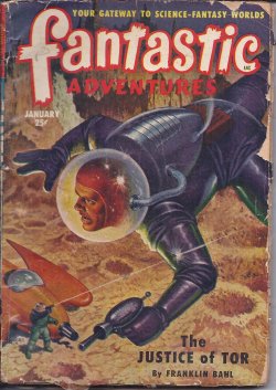 FANTASTIC ADVENTURES: January, Jan. 1951