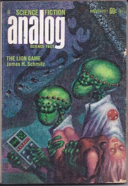 ANALOG Science Fiction/ Science Fact: August, Aug. 1971