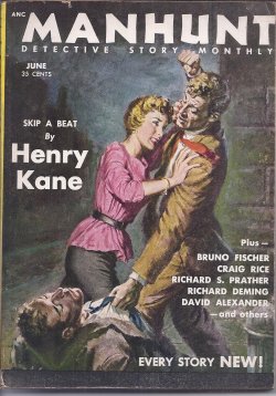 MANHUNT Detective Story Monthly: June 1954