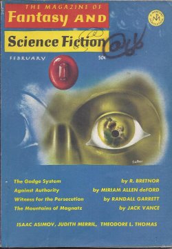 The Magazine of FANTASY AND SCIENCE FICTION (F&SF): February, Feb. 1966
