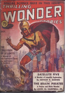 Image for THRILLING WONDER Stories: October, Oct. 1938 THRILLING WONDER Stories: October, Oct. 1938