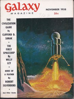 GALAXY Science Fiction: November, Nov. 1958 (