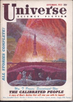 UNIVERSE Science Fiction: September, Sept. 1953