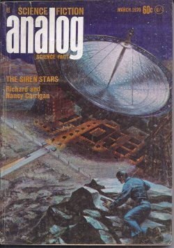 ANALOG Science Fiction/ Science Fact: March, Mar. 1970 ("One Step from Earth")