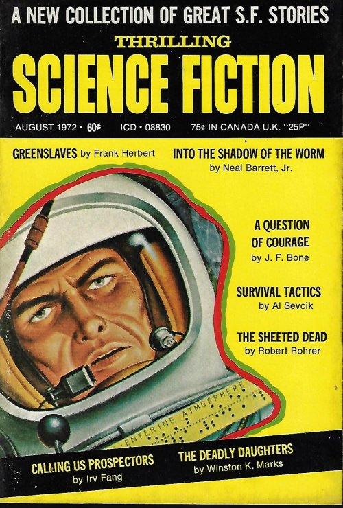 THRILLING SCIENCE FICTION: August, Aug. 1972