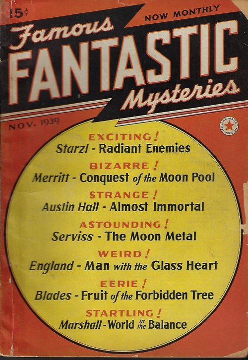FAMOUS FANTASTIC MYSTERIES: November, Nov. 1939