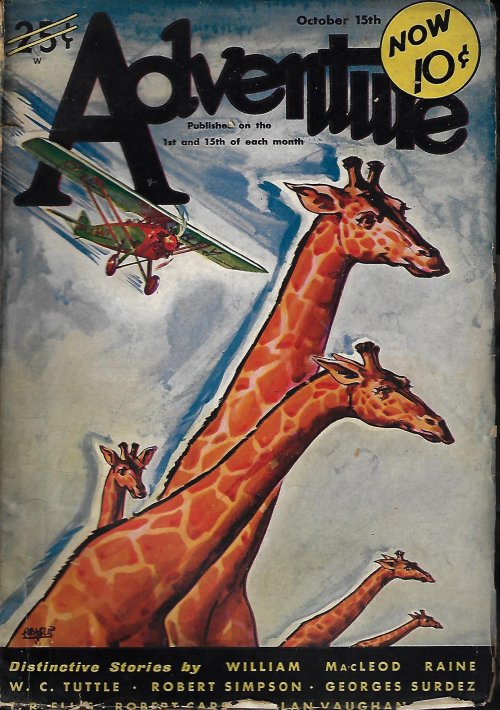 ADVENTURE: October, Oct. 15, 1932 (