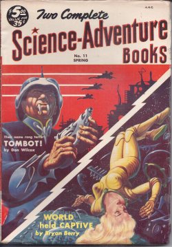 TWO COMPLETE SCIENCE-ADVENTURE BOOKS: Spring 1954 (January, Jan. - March, Mar.) No. 11 (