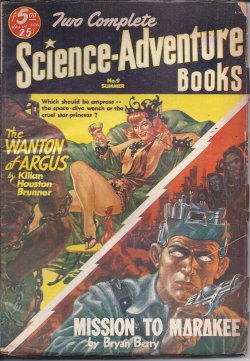 TWO COMPLETE SCIENCE-ADVENTURE BOOKS: Summer 1953 (Apr. - June) No. 9 (