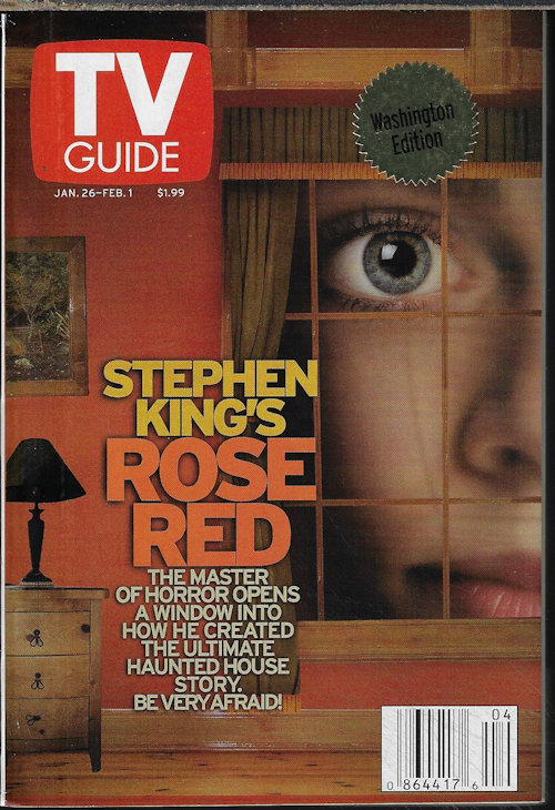 TV GUIDE: January, Jan. - February, Feb. 1, 2002 (Washington Edition)(Rose Red)