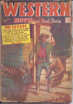 WESTERN NOVEL and Short Stories: January, Jan. 1957