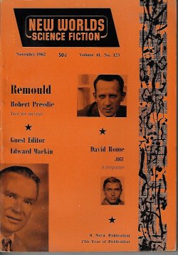 NEW WORLDS Science Fiction: No. 123, November, Nov. (in UK: October, Oct.) 1962